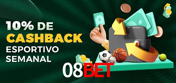 10% de bônus de cashback na 08Bet